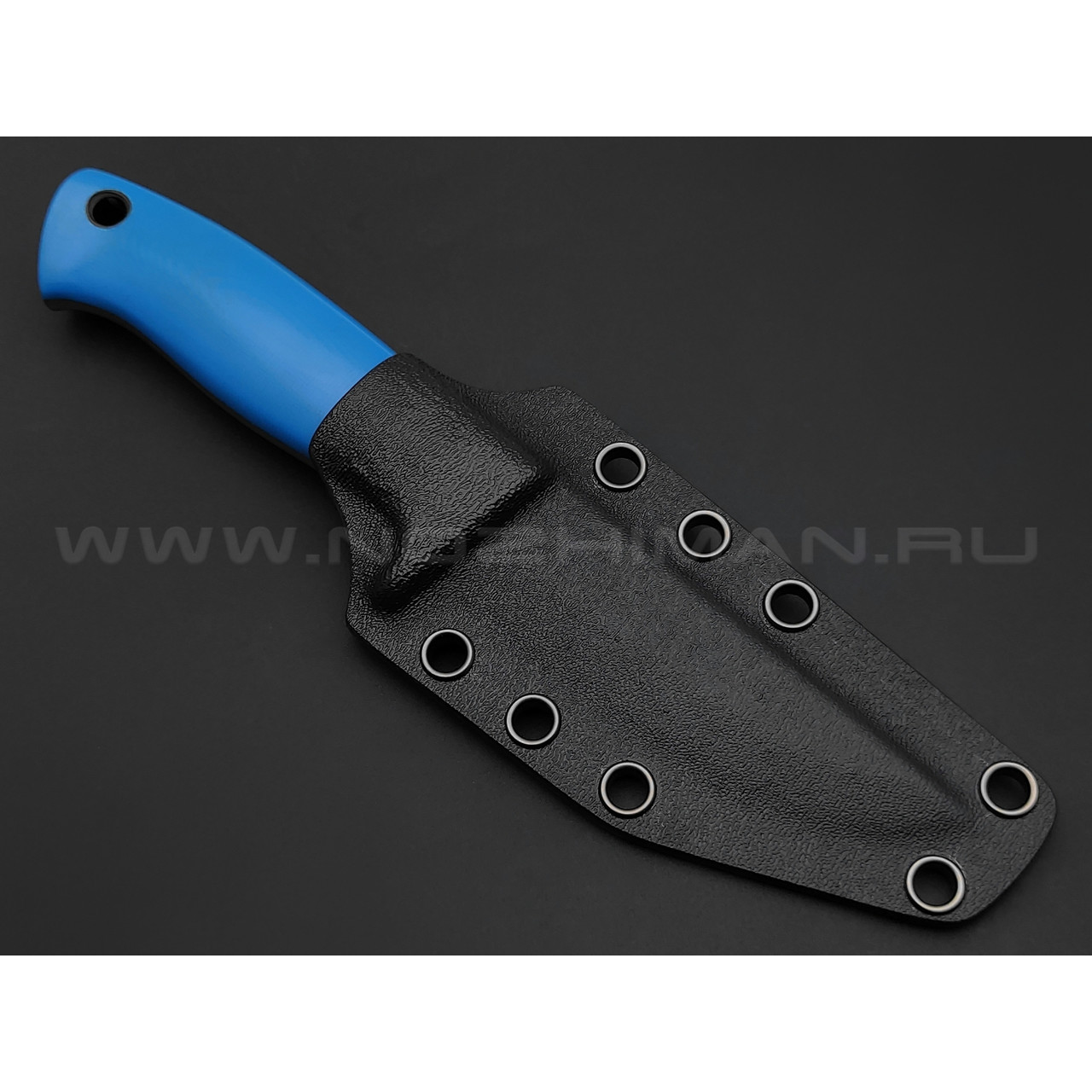 Апус нож Юниор сталь K110, рукоять G10 синий