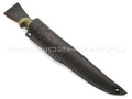 Нож "Финка Lappi" булатная сталь, рукоять карельская берёза, латунь (Тов. Завьялова)