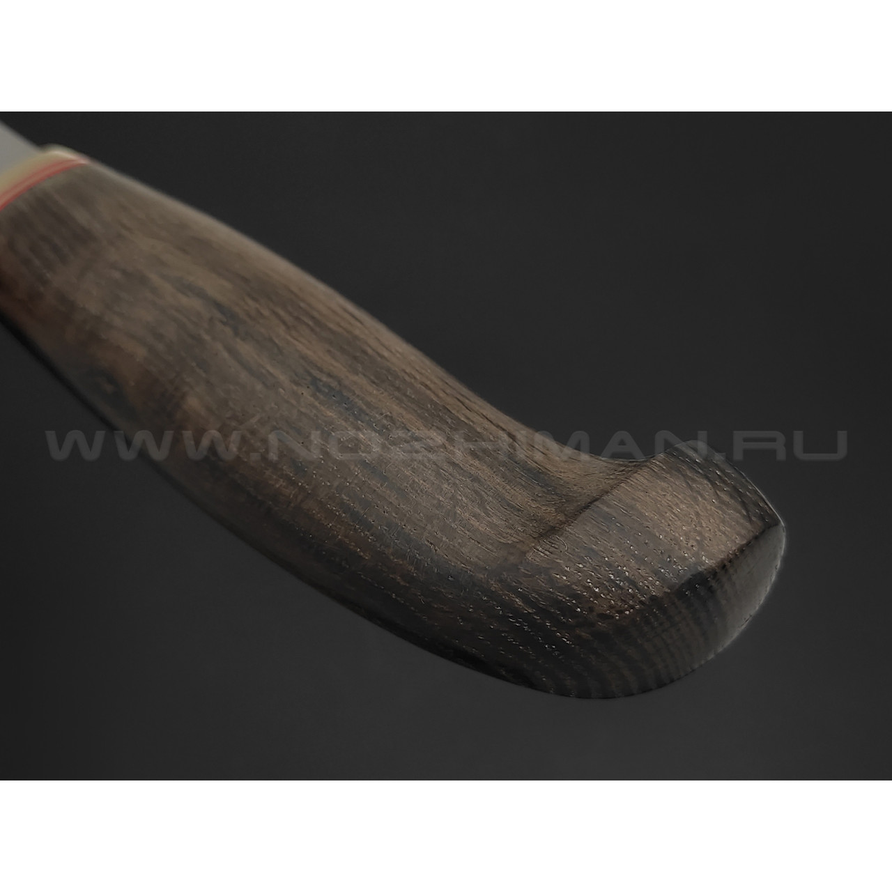 Нож "Финка Lappi" сталь K340, рукоять морёный дуб, латунь (Тов. Завьялова)