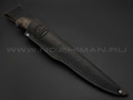 Нож "Финка Lappi" сталь K340, рукоять морёный дуб, латунь (Тов. Завьялова)