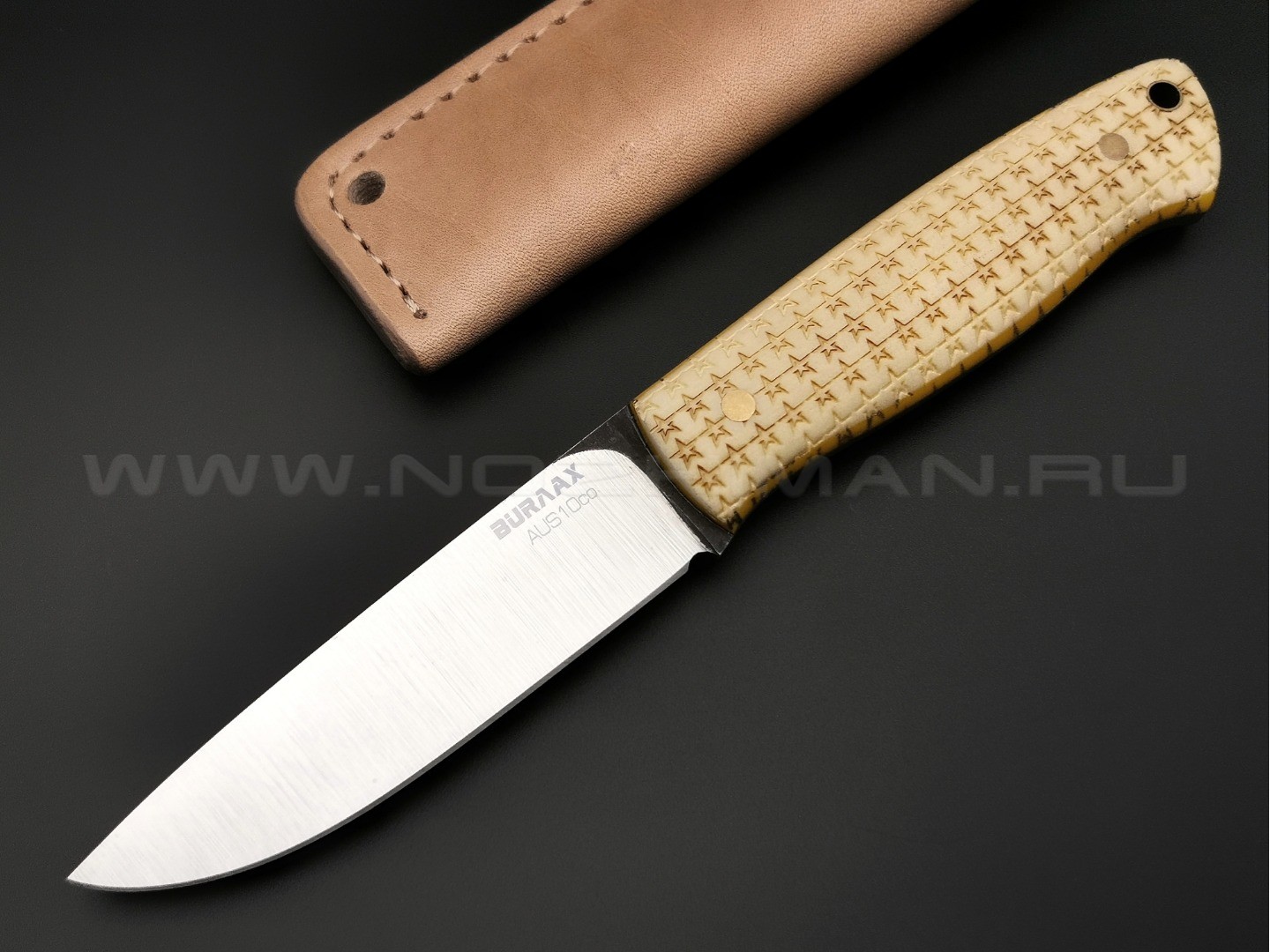Нож Burlax Stars BX0048 сталь Aus10Co, рукоять микарта, G10