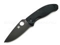 Нож Spyderco Tenacious C122GBBKP, сталь 8Cr13MoV black, рукоять G10 black