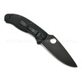 Нож Spyderco Tenacious C122GBBKP, сталь 8Cr13MoV black, рукоять G10 black