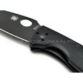 Нож Spyderco Tenacious C122GBBKP, сталь 8Cr13MoV black, рукоять G10 black