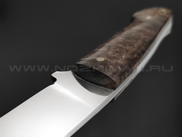 Нож "Бригадир" сталь K340, рукоять стабилизированная карельская берёза (Тов. Завьялова)
