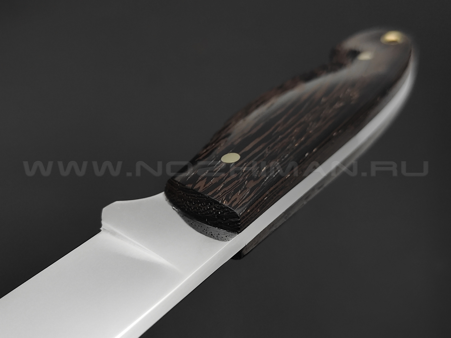 Нож "Волжский" сталь N690, рукоять дерево венге (Тов. Завьялова)