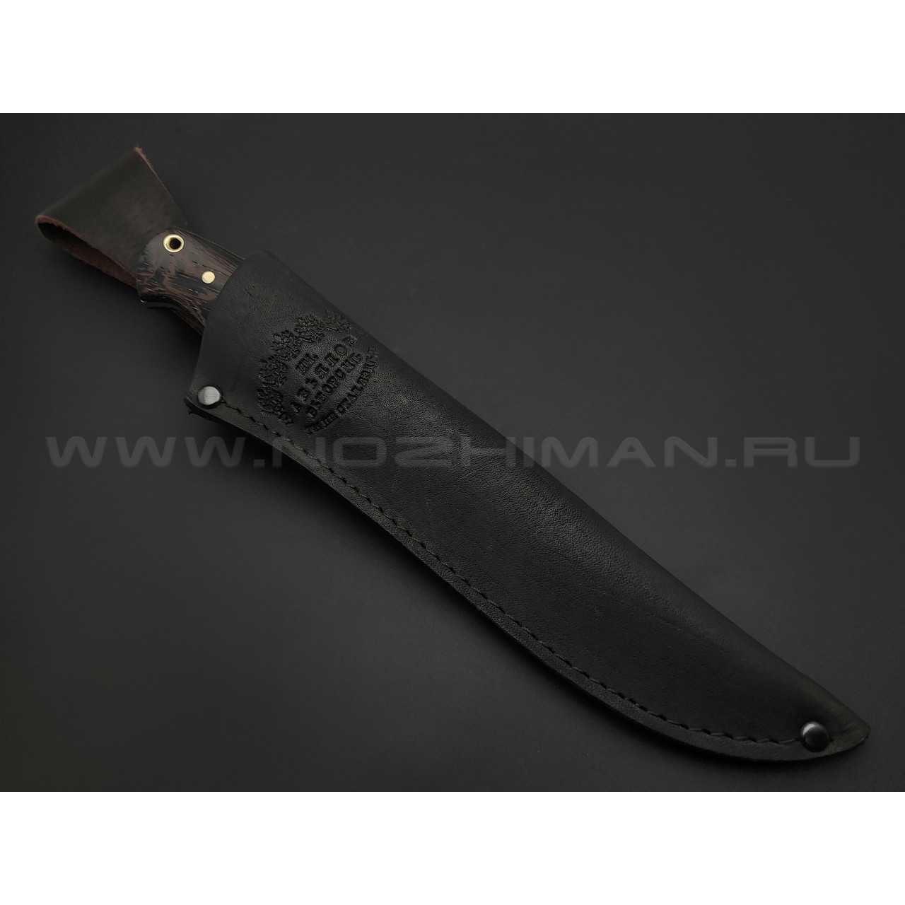 Нож "Волжский" сталь N690, рукоять дерево венге (Тов. Завьялова)