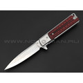 Нож Artisan Cutlery 1802GD-BR Classic сталь Damascus (VG10 Core), рукоять Damasteel, G10 black & red
