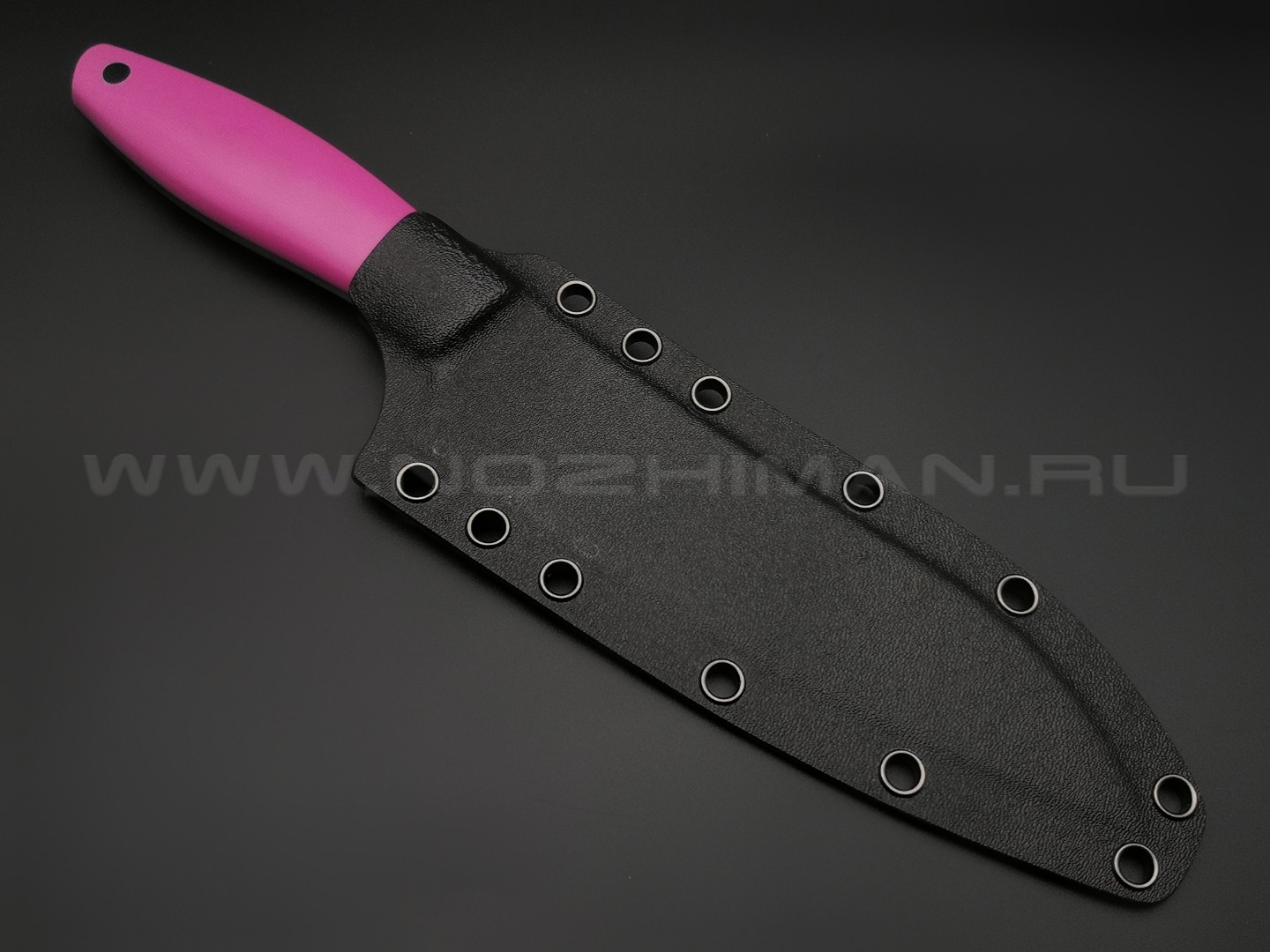 Apus Knives нож Santoku сталь N690, рукоять G10 pink