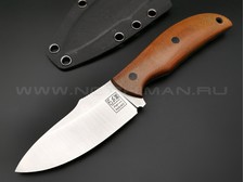 ZH Knives нож Palmistry сталь N690 satin, рукоять Micarta brown