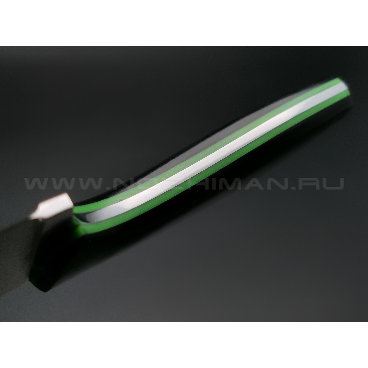 Апус нож Santoku-M сталь N690, рукоять G10 black