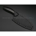 Апус нож Santoku-M сталь N690, рукоять G10 black Апус нож Santoku-M сталь N690, рукоять G10 black