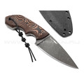 Волчий Век нож Оса сталь PGK WA блэквош, рукоять G10 black & brown Волчий Век нож Оса сталь PGK WA блэквош, рукоять G10 black & brown