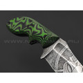 Волчий Век нож Кондрат 10 Custom сталь Niolox WA, рукоять G10 black & green Волчий Век нож Кондрат 10 Custom сталь Niolox WA, рукоять G10 black & green
