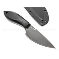 Волчий Век нож МасичЬка сталь PGK WA блэквош, рукоять G10 black Волчий Век нож МасичЬка сталь PGK WA блэквош, рукоять G10 black