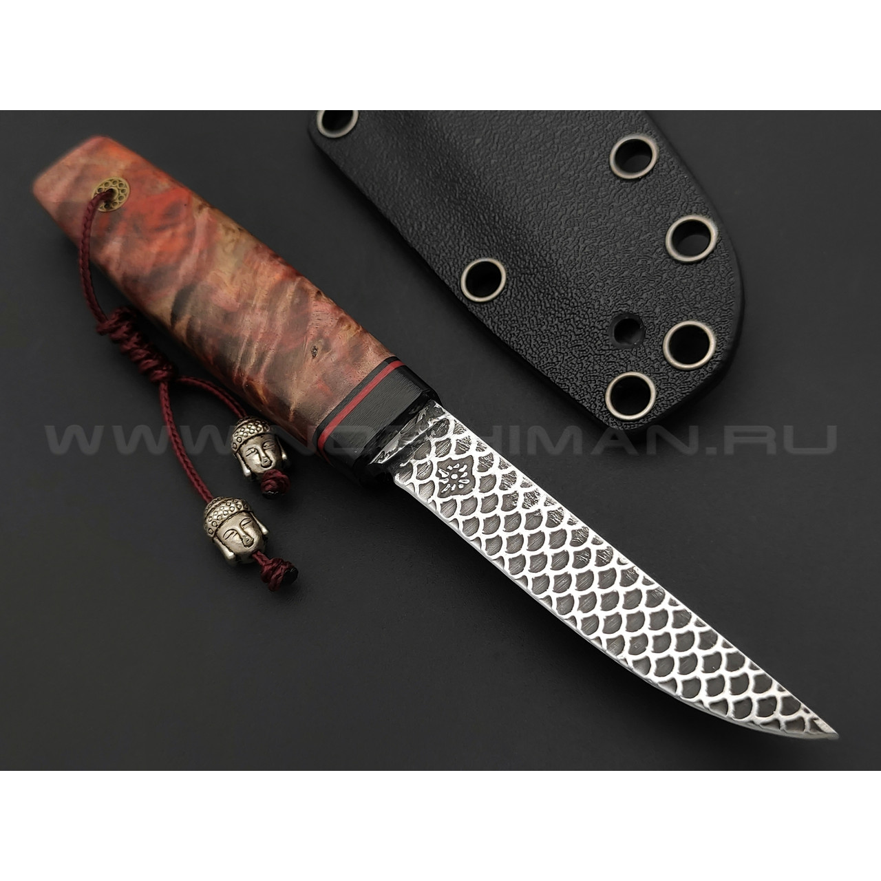 Волчий Век нож Слоненок Custom сталь CPM 3V WA, рукоять карельская береза, G10