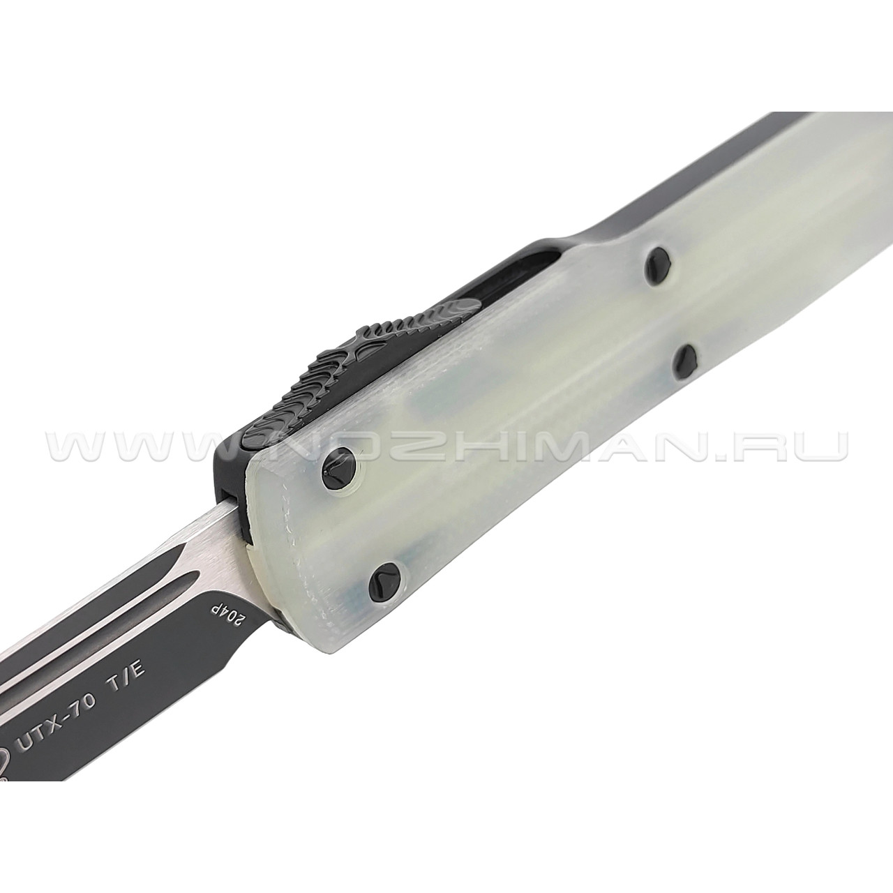Нож Microtech Signature UTX-70 T/E 149-1GTJGS сталь СTS 204P DLC, рукоять Aluminum 6061-T6, G10 Jade