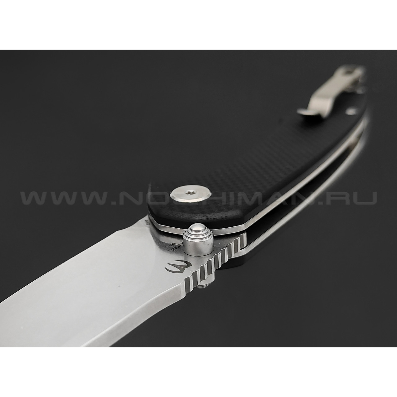 Нож CJRB Centros J1905-BKF сталь D2, рукоять G10 black
