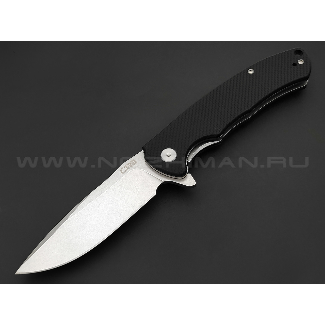 CJRB складной нож Taiga J1903-BKF сталь AR-RPM9 стоунвош, рукоять G10 black