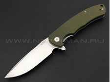 Нож CJRB Taiga J1903-GNF сталь D2, рукоять G10 OD green