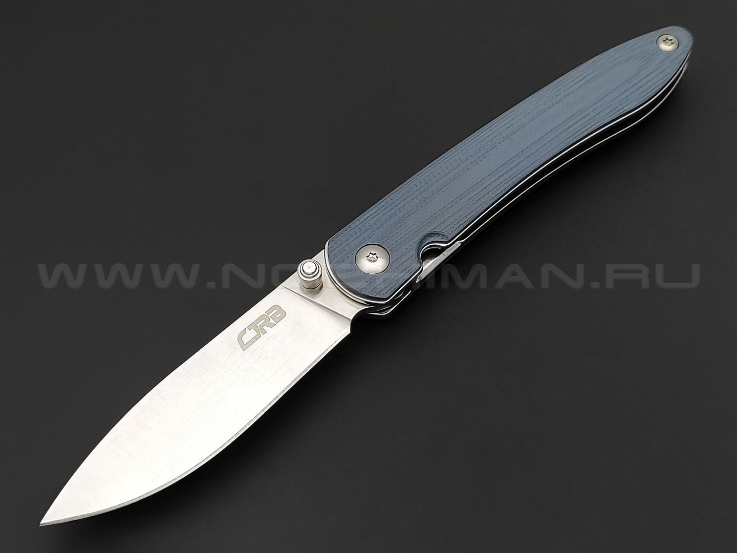 Нож CJRB Ria J1917-GYC сталь 12C27, рукоять G10 grey