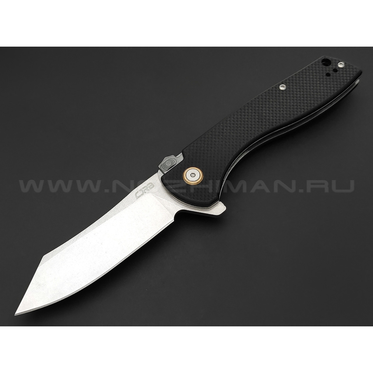 Нож CJRB Kicker J1915-BK сталь D2, рукоять G10 black