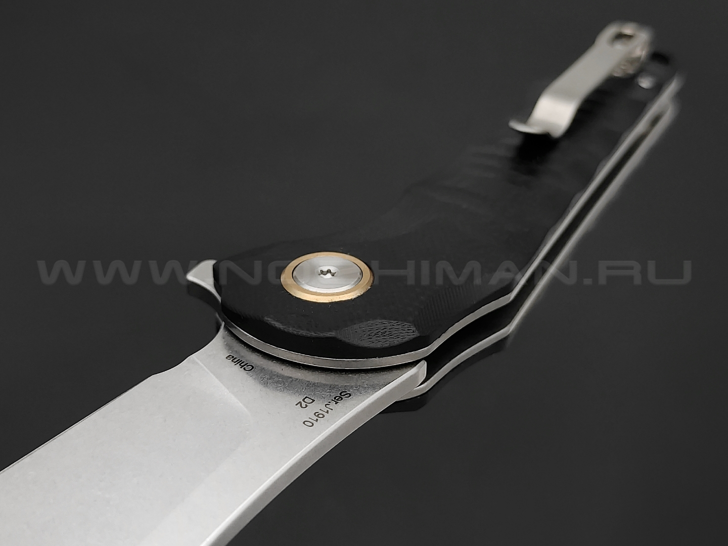 Нож CJRB Mangrove J1910-BKC сталь D2, рукоять G10 black