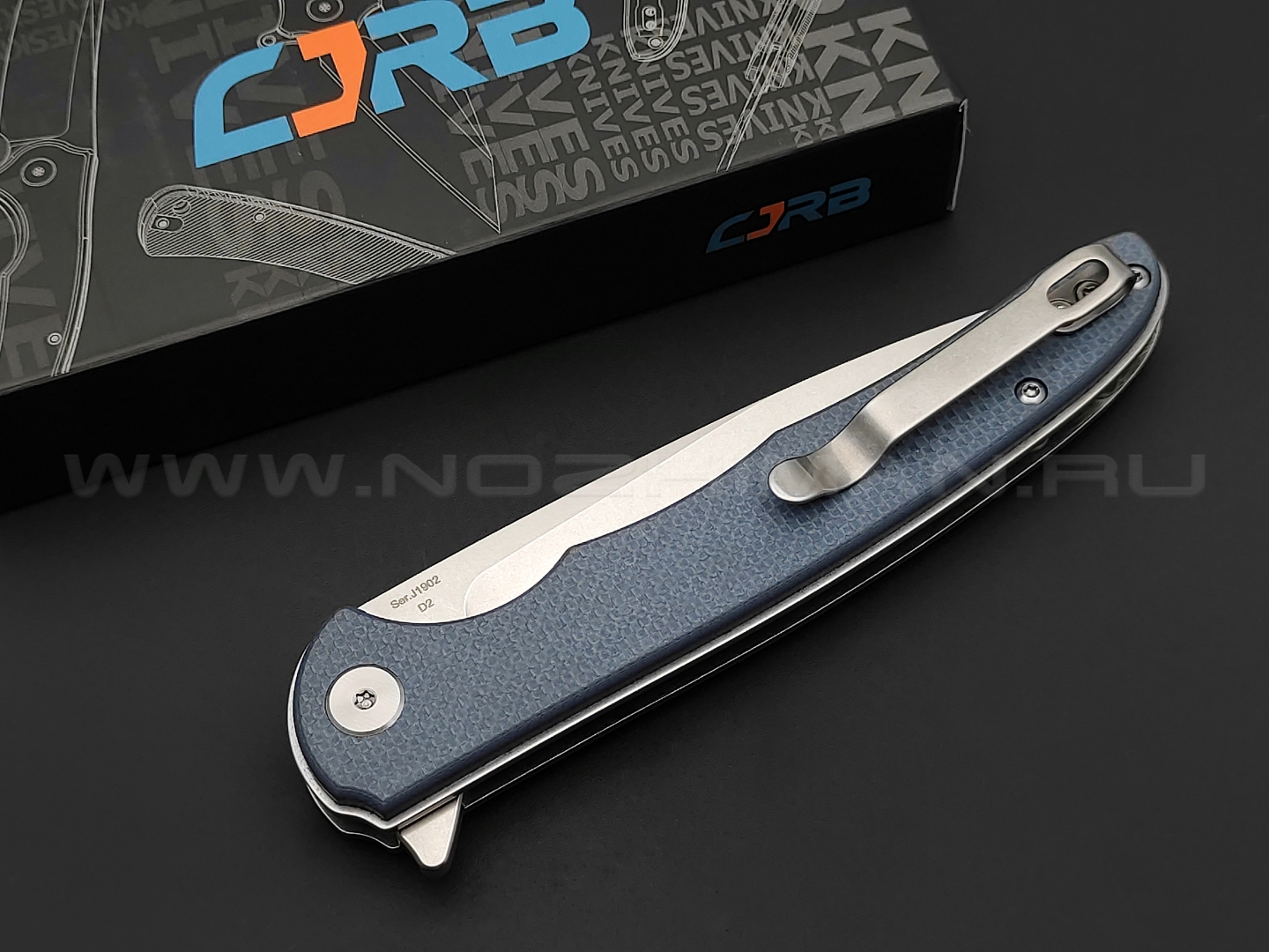 Нож CJRB Briar J1902-GYF сталь D2, рукоять G10 grey