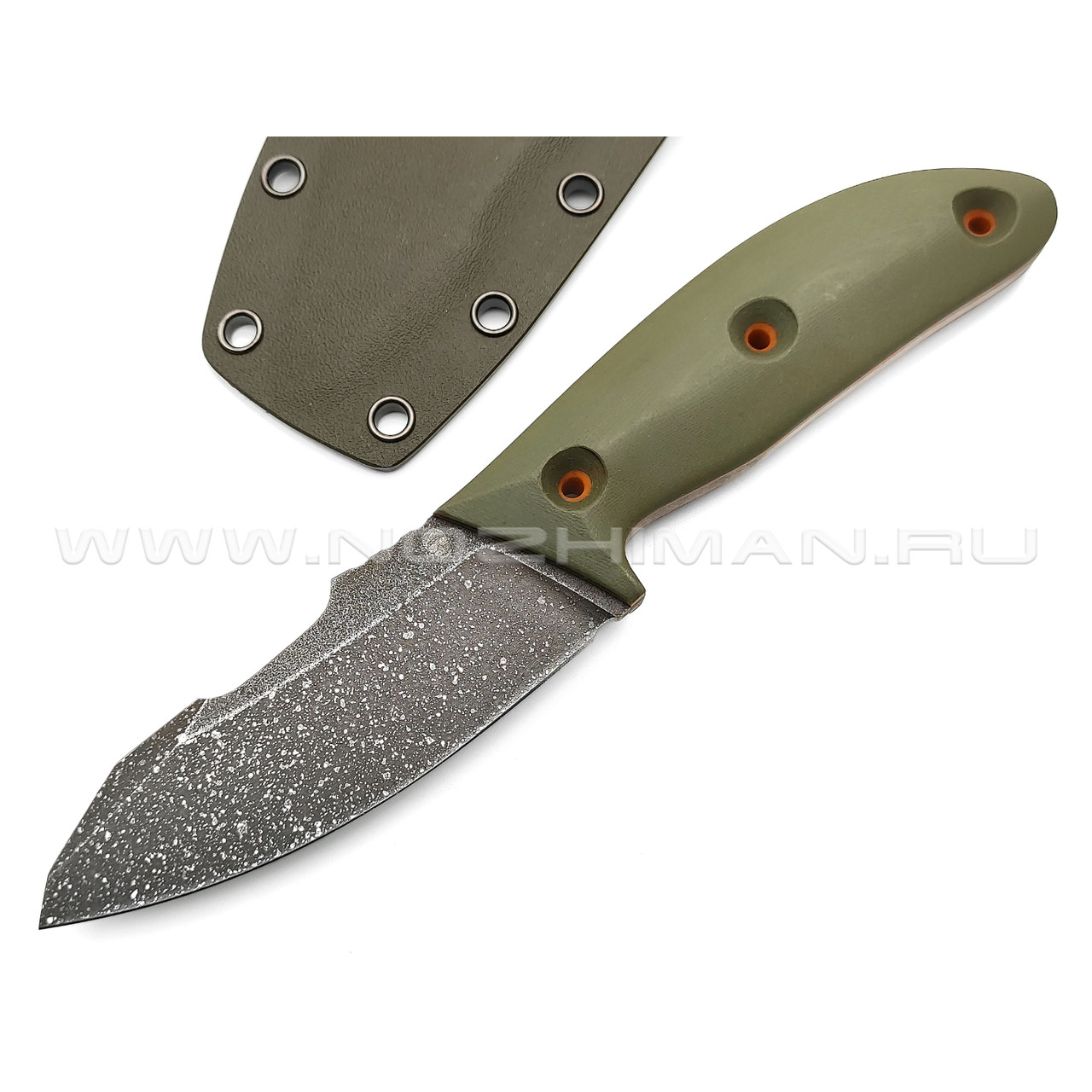 Dyag knives нож Model02_1.1 сталь N690, рукоять G10 olive