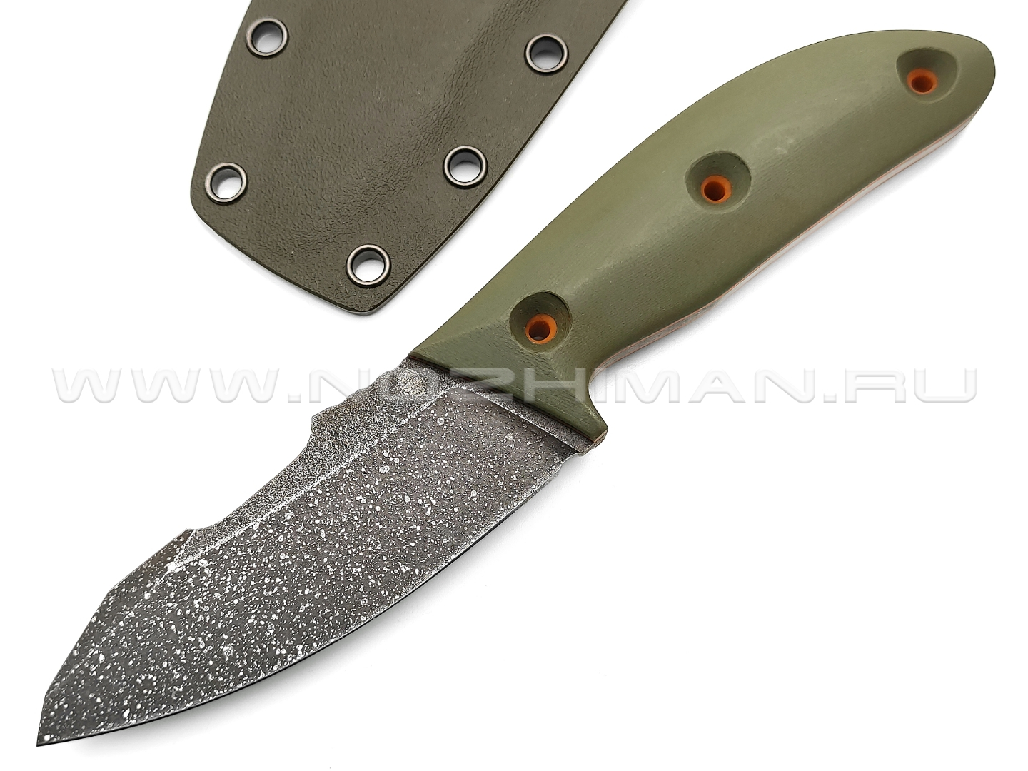 Dyag knives нож Model02_1.1 сталь N690, рукоять G10 olive