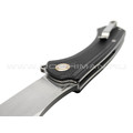 Нож CJRB Barranca J1909-BKF сталь D2, рукоять G10 black