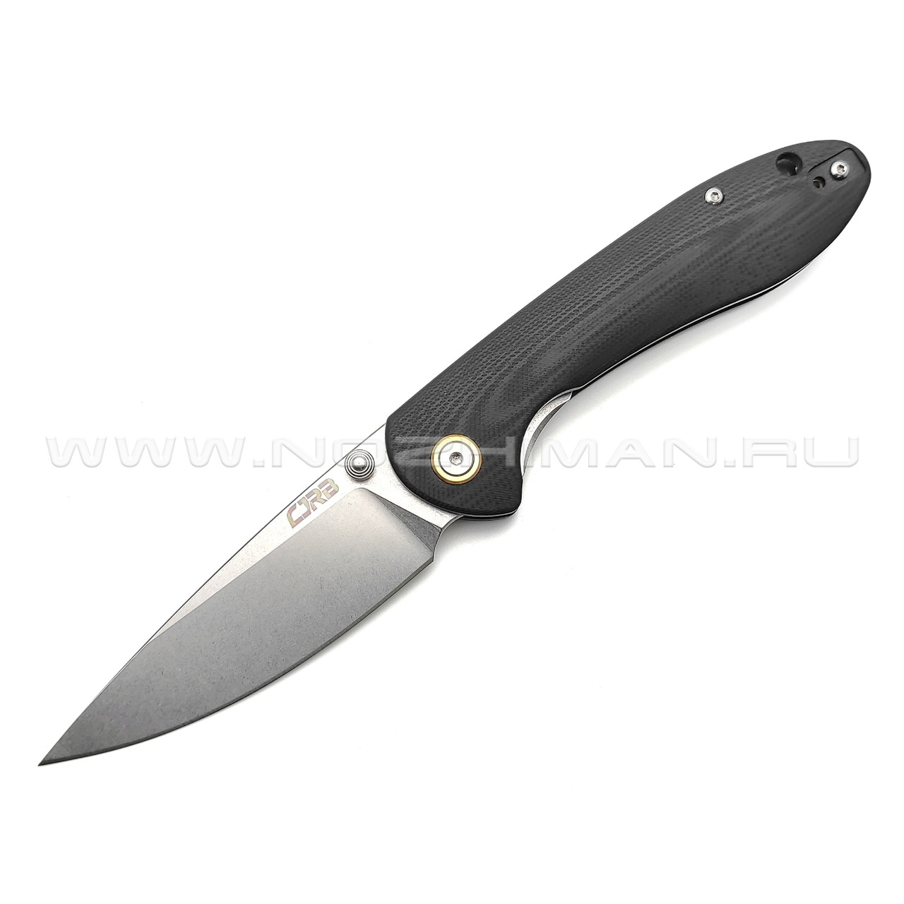 Нож CJRB Feldspar J1912-BKC сталь AR-RPM9, рукоять G10 black