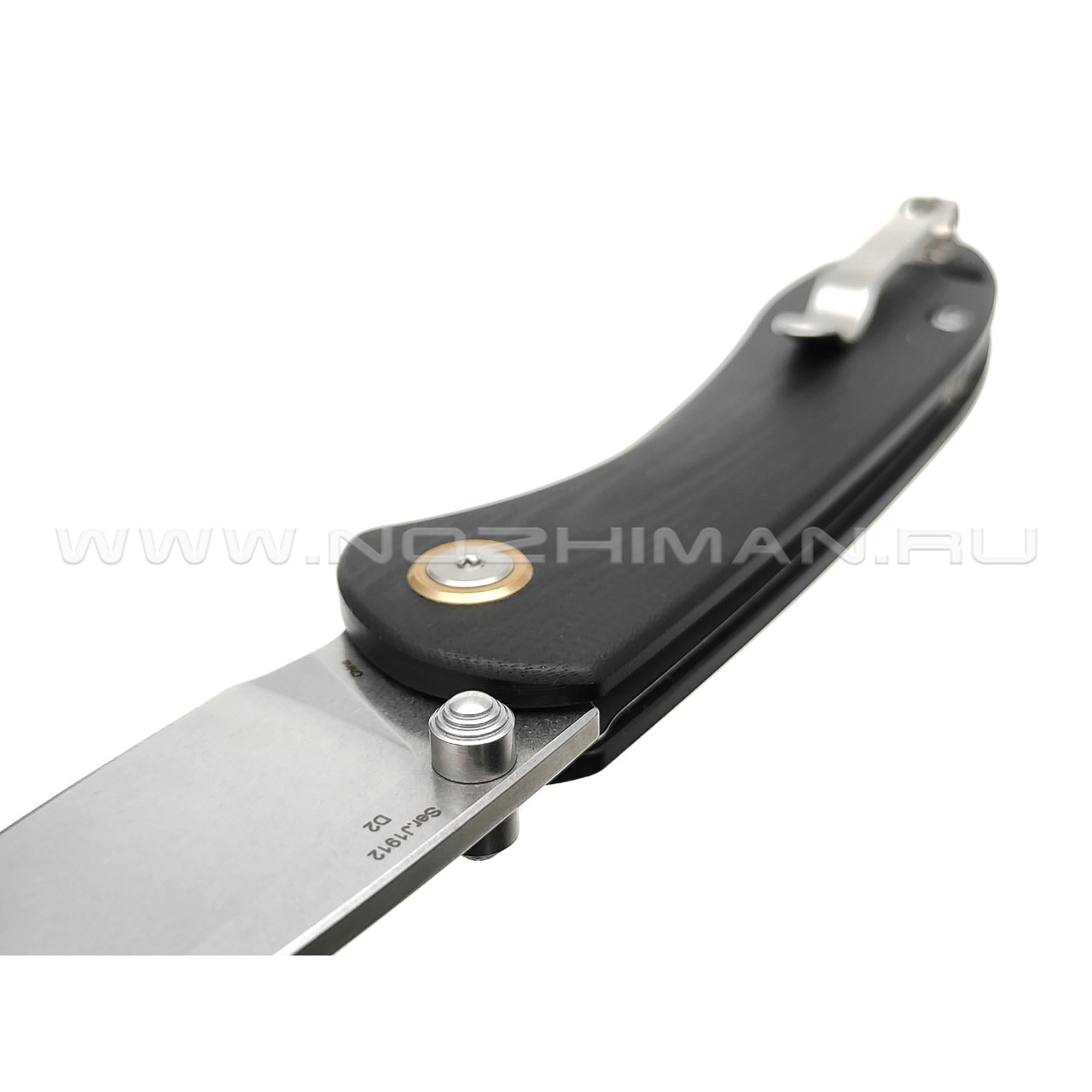 Нож CJRB Feldspar J1912-BKC сталь AR-RPM9, рукоять G10 black