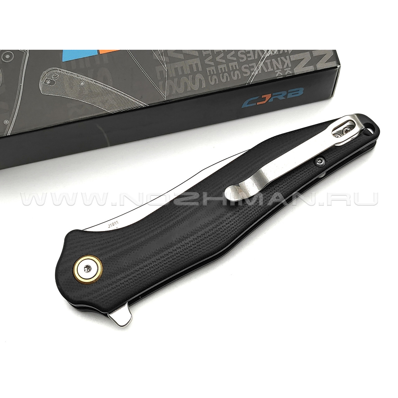 Нож CJRB Agave J1911-BKC сталь D2, рукоять G10 black