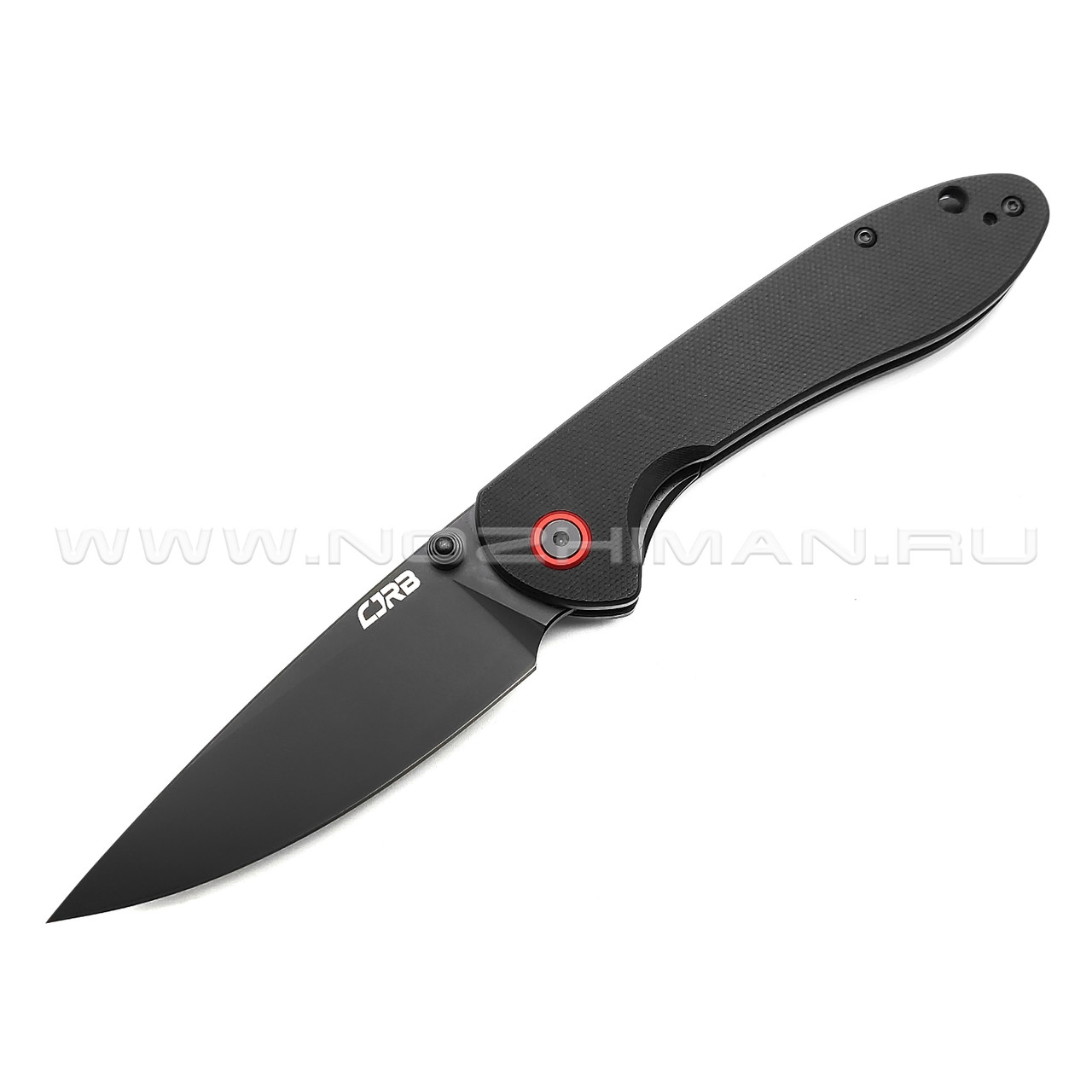 Нож CJRB Feldspar J1912-BBKF сталь AR-RPM9 PVD, рукоять G10 black