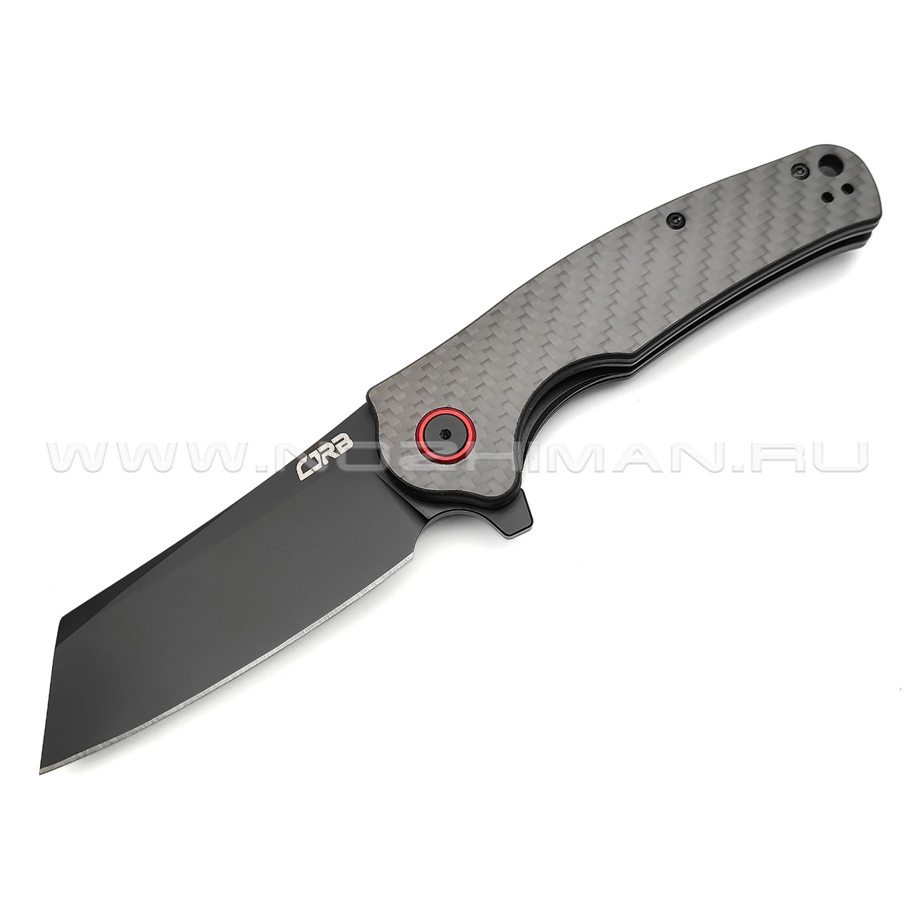 Нож CJRB Crag J1904-BCF сталь AR-RPM9 PVD, рукоять Carbon fiber