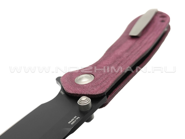 Нож CJRB Scoria J1920-BDRC сталь AR-RPM9 PVD, рукоять Micarta