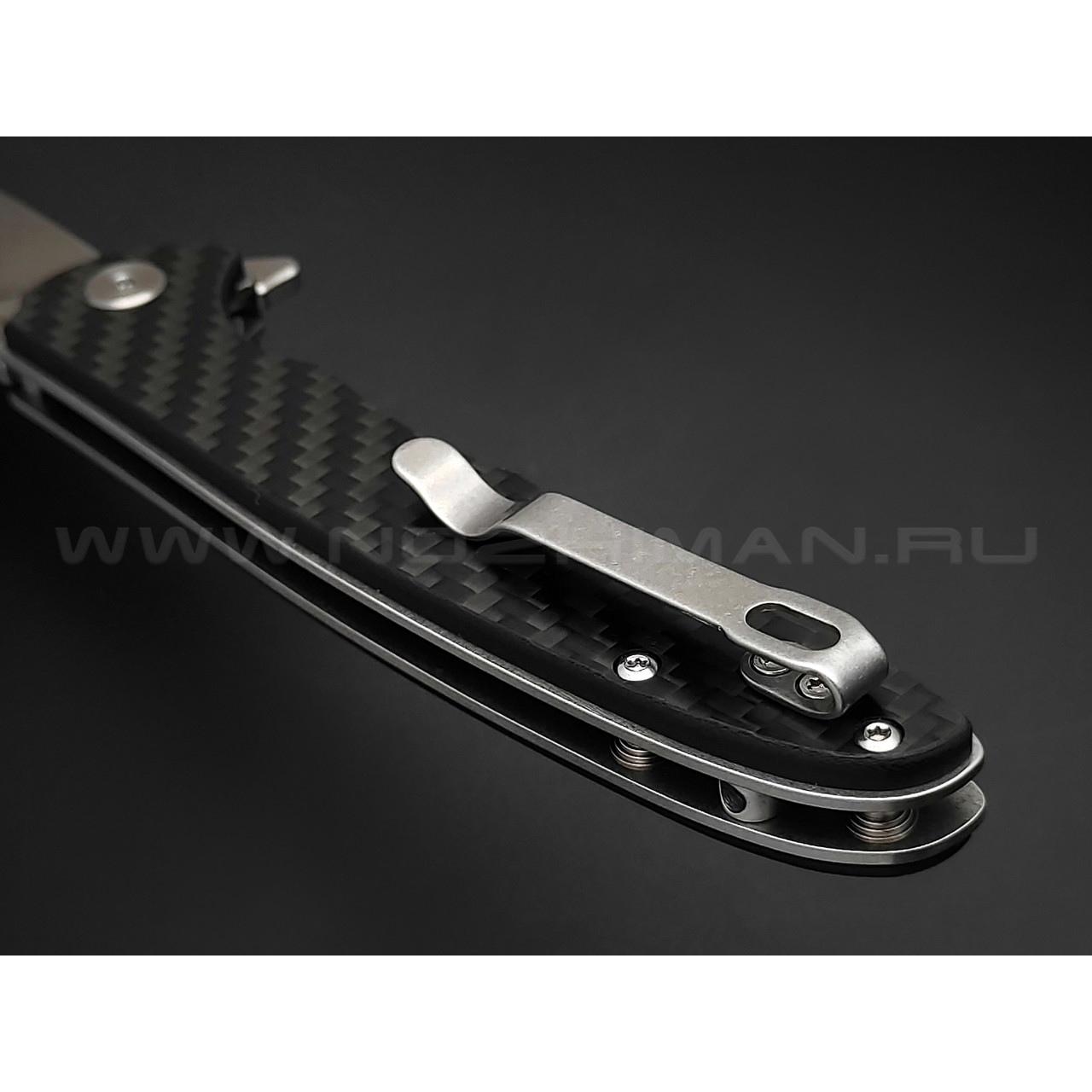 Нож CJRB Briar J1902-CF сталь D2, рукоять Carbon fiber