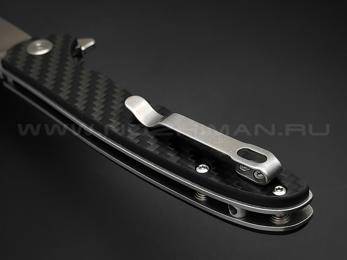 Нож CJRB Briar J1902-CF сталь D2, рукоять Carbon fiber