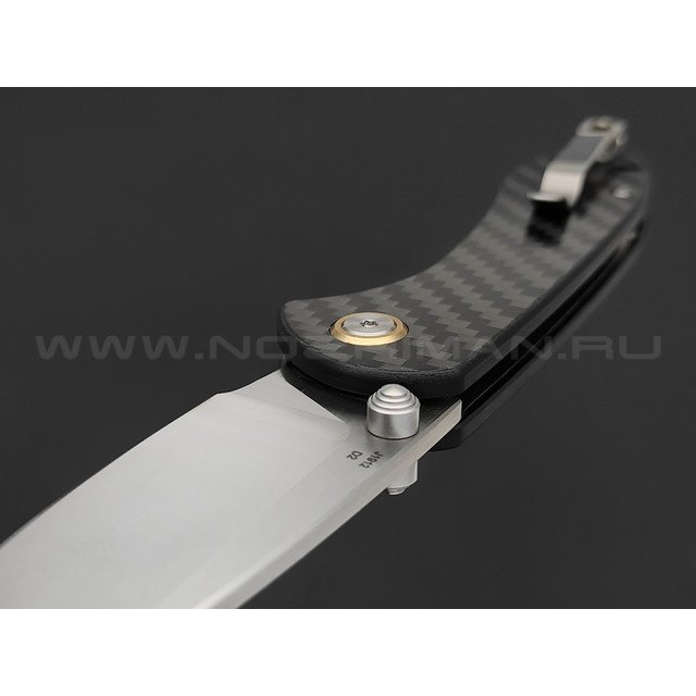 Нож CJRB Feldspar J1912-CF сталь D2, рукоять Carbon fiber