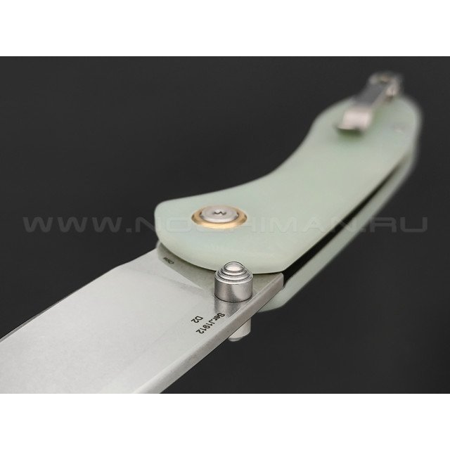 Нож CJRB Feldspar J1912-NTG сталь AR-RPM9, рукоять G10 jade