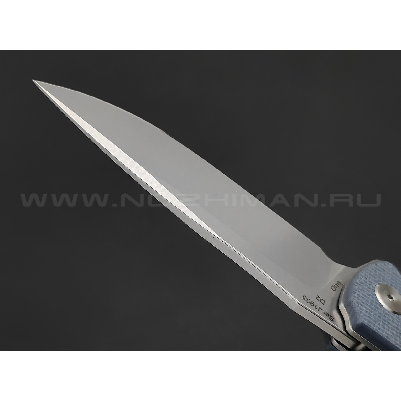 Нож CJRB Taiga J1903-GYF сталь AR-RPM9, рукоять G10 grey
