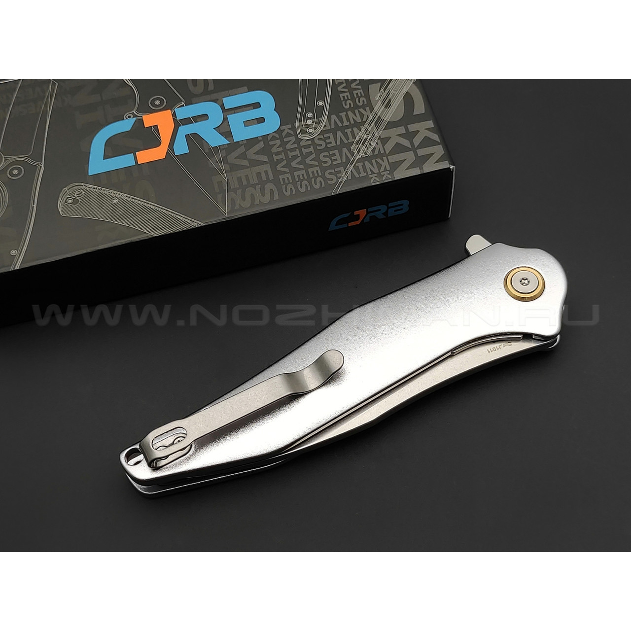 Нож CJRB Agave J1911-ALC сталь D2, рукоять Aluminum