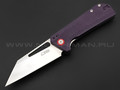 Нож CJRB Ruffian J1924-VT сталь AR-RPM9, рукоять G10 purple