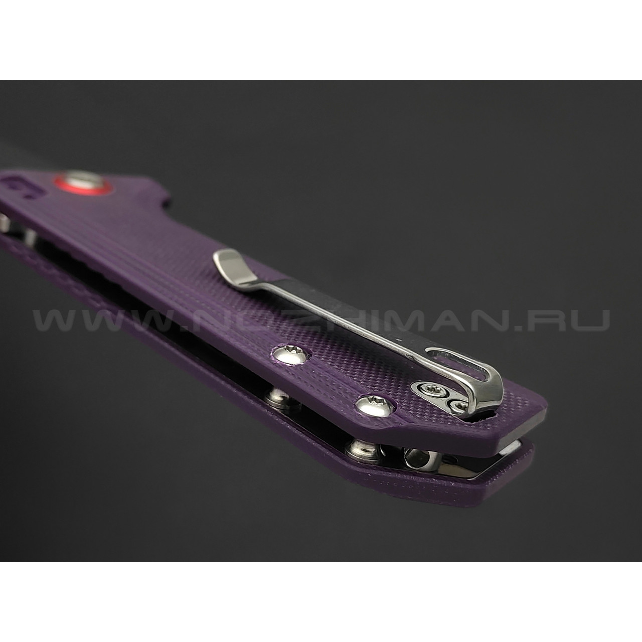 Нож CJRB Ruffian J1924-VT сталь AR-RPM9, рукоять G10 purple