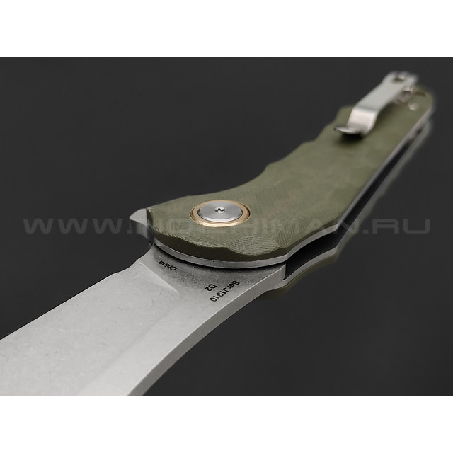 Нож CJRB Mangrove J1910-GNC сталь D2, рукоять G10 green