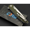 Нож CJRB Briar J1902-GNF сталь D2, рукоять G10 green Нож CJRB Briar J1902-GNF сталь D2, рукоять G10 green