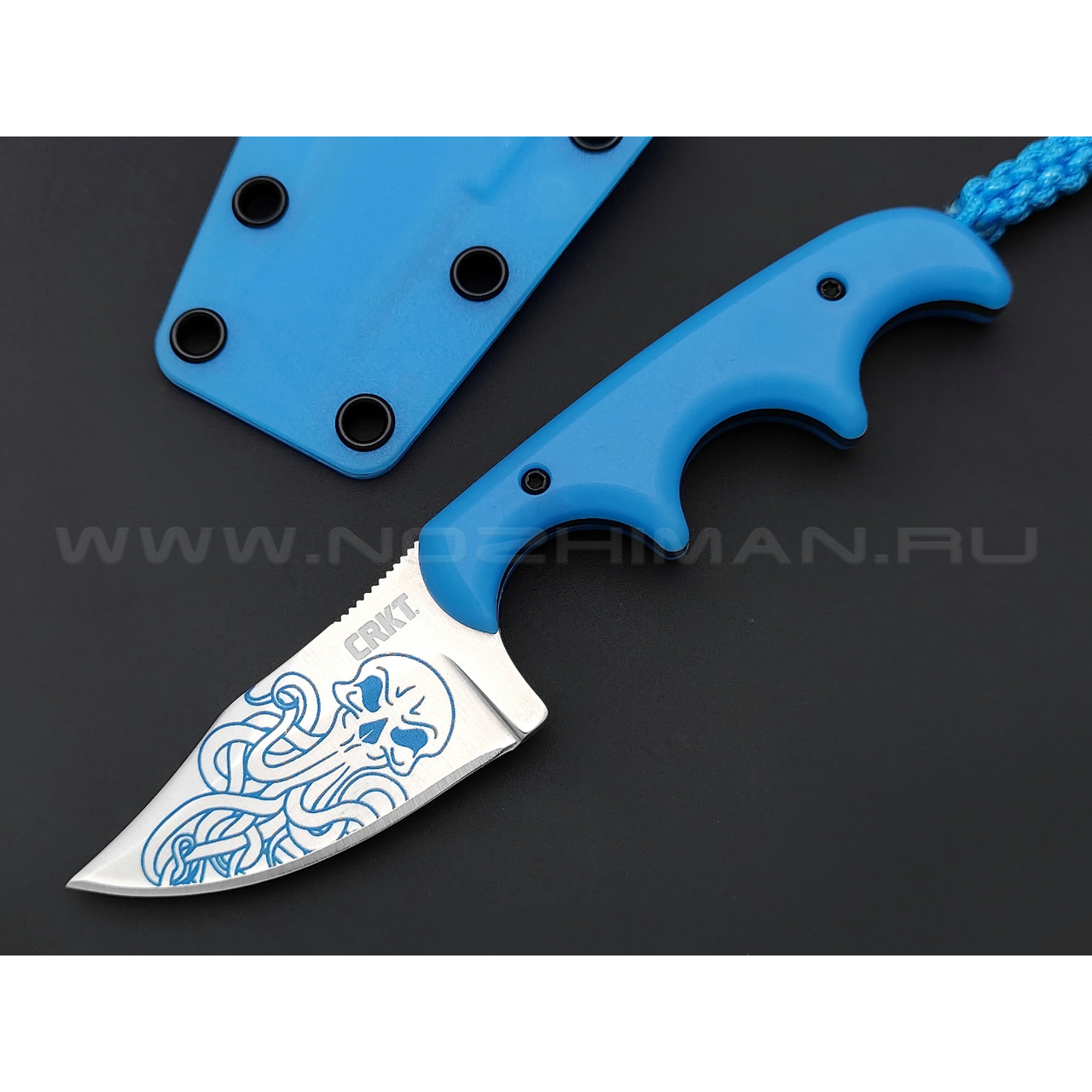 Нож CRKT Minimalist Bowie Cthulhu 2387O сталь 5Cr15MoV, рукоять Glass Reinforced Nylon