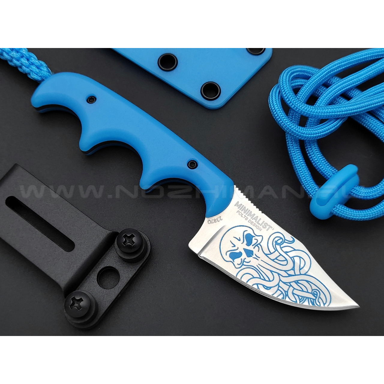 Нож CRKT Minimalist Bowie Cthulhu 2387O сталь 5Cr15MoV, рукоять Glass Reinforced Nylon