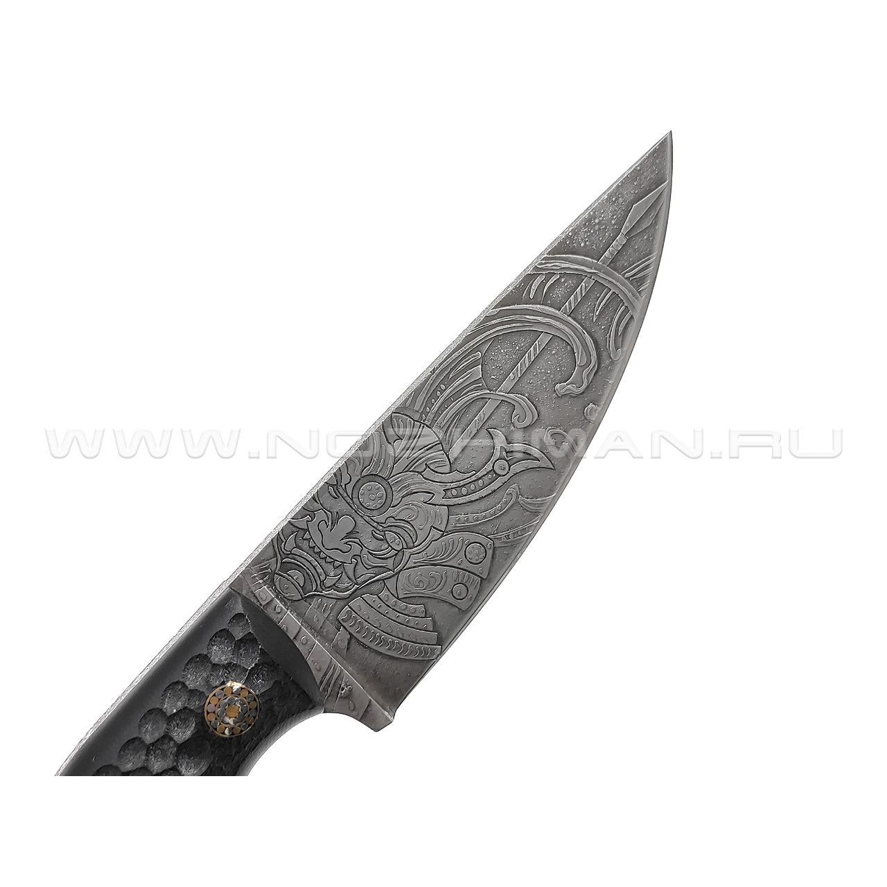 Волчий Век нож Mark-I Mod. Самурай сталь CPM REX 121 WA, рукоять черная G10
